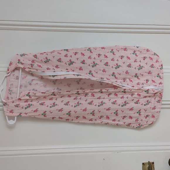 Up To 6M Mudpie Pink Floral Lightweight Sleepsack Mud Pie With Matching Pouch - Picture 7 of 14